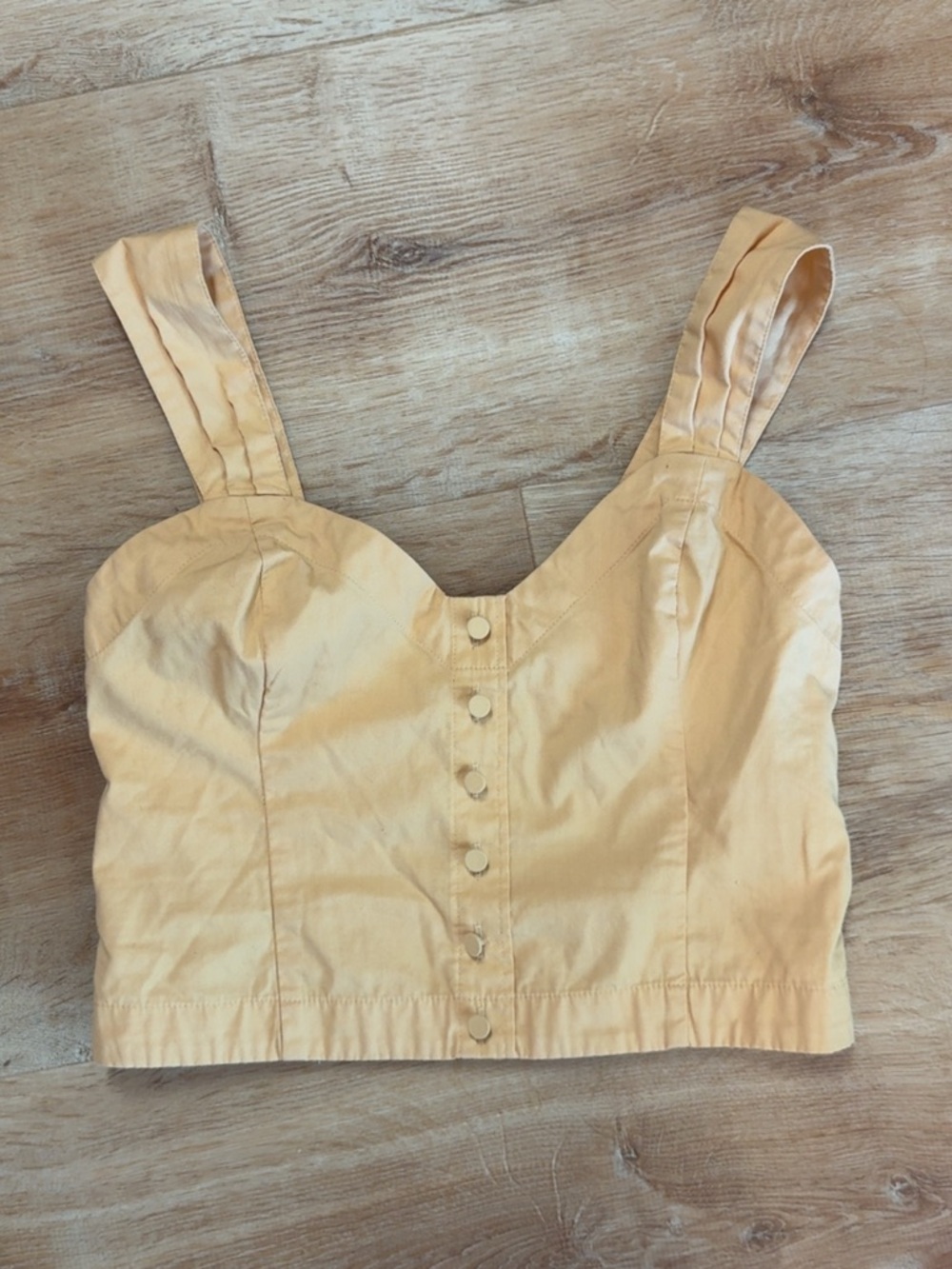Abercrombie orange crop top